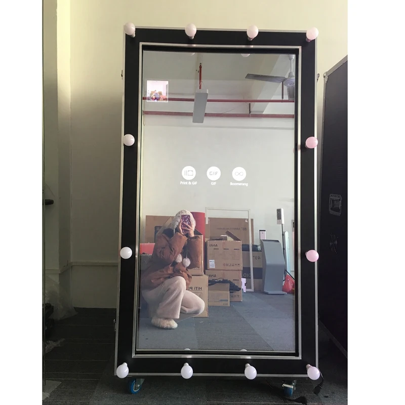 Magic Photobooth Interactive Selfie Photo Mirror Booth for Party or Wedding Magic Mirror Photo Booth