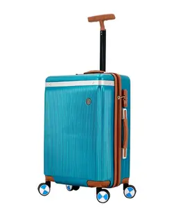Suitcases Makeup Bags Women Handbags Luggage Sets Trolley Luggage Bag Abs Luggage with Aluminum Trolley Single Wheel