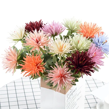 QSLH V659 Cheap Artificial Chrysanthemum Flower Crab Claw Chrysanthemum For Wedding Decor