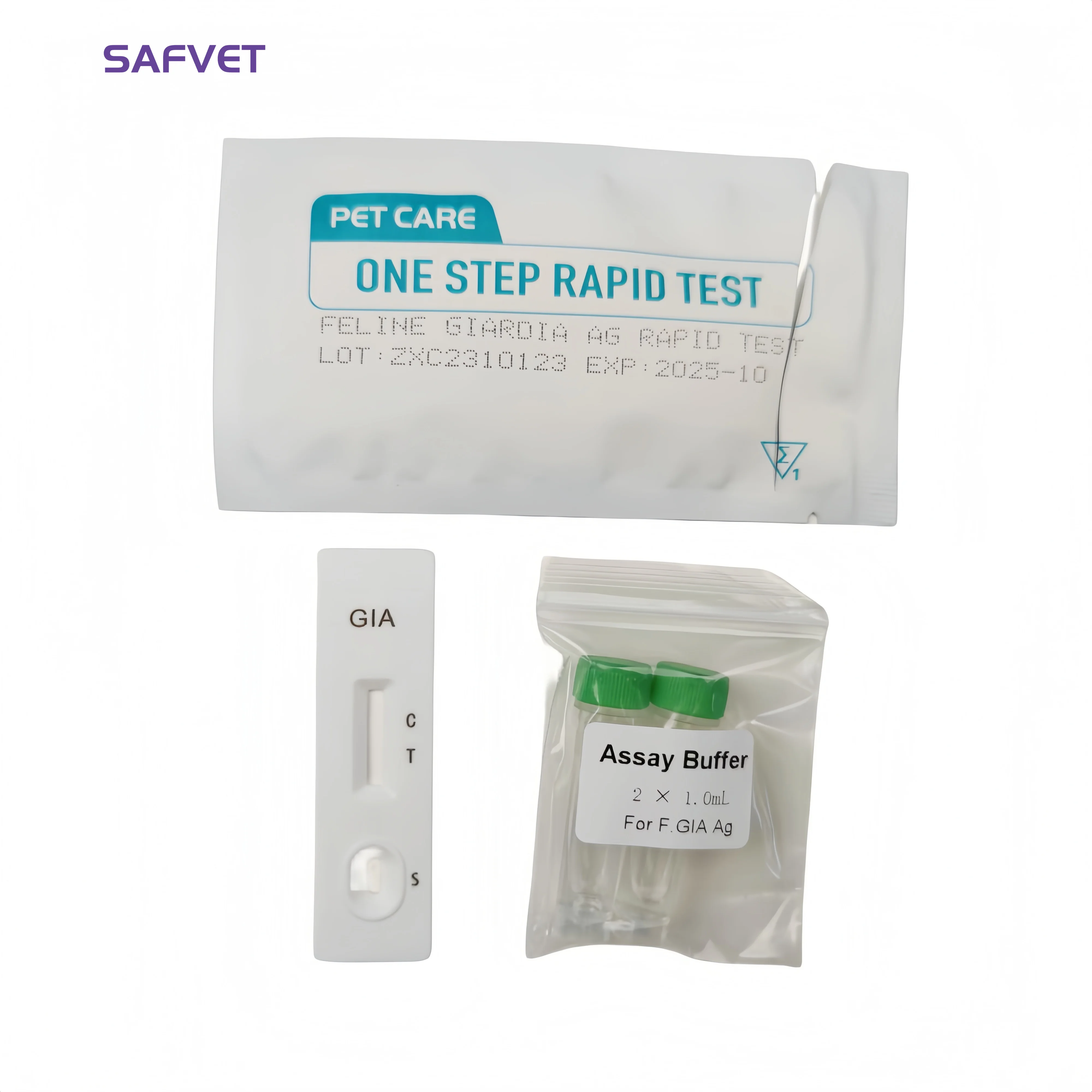 A Pet Care Test Kit Giardia Ag Dog Cat Rapid Test Kit For Canine Feline Veterinary Clinic
