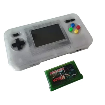 Rounded R-corner modified high-brightness NDSL to GBA gameboy Advance Game Console transparent case