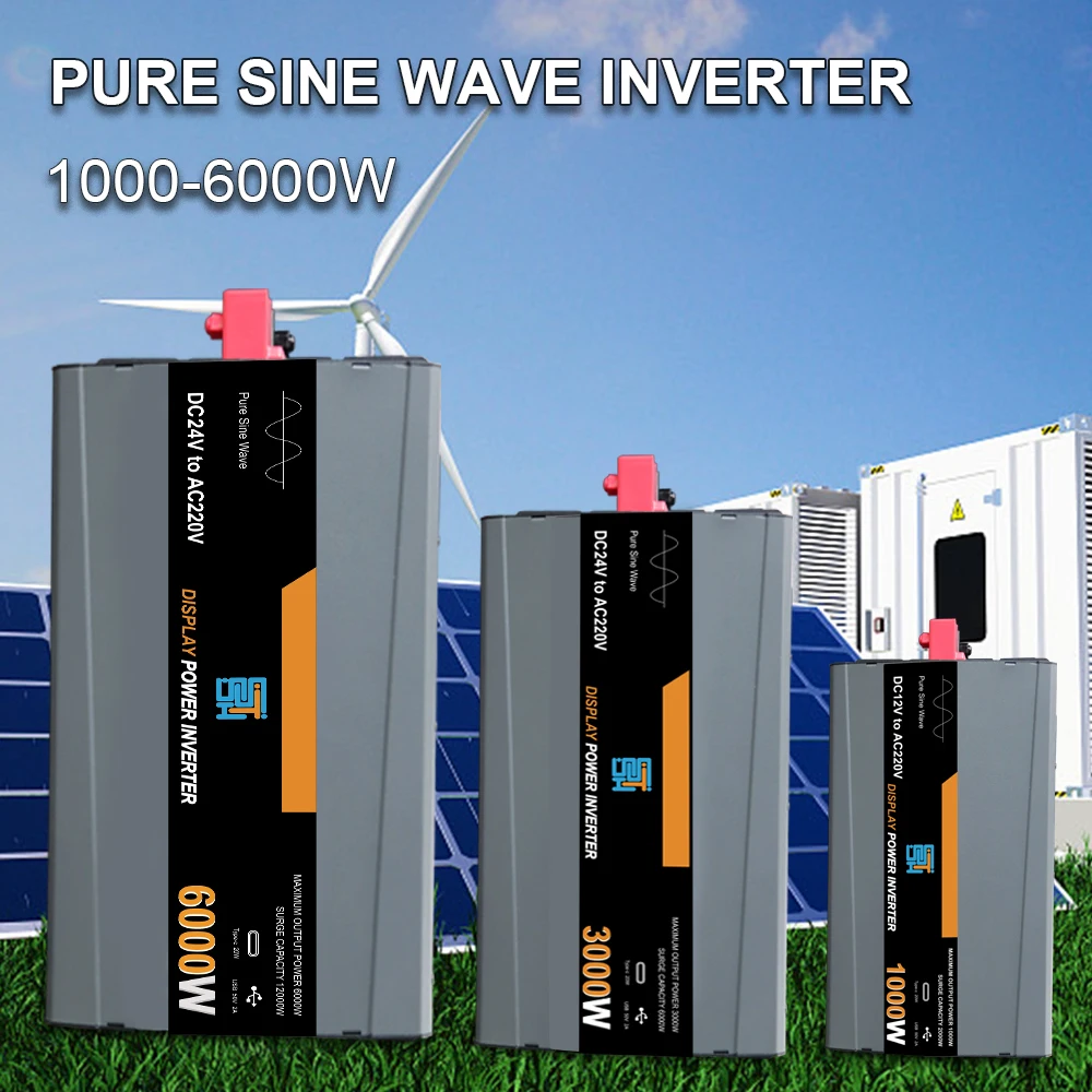 Solarwechselrichter 5000–12000 W Und Sinus-Wechselrichter Mit