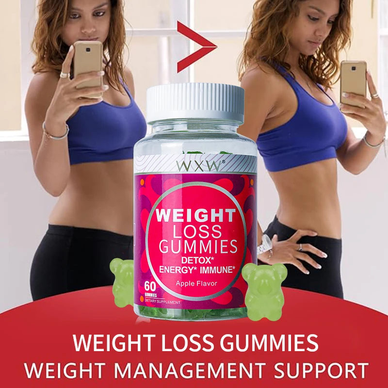 In Stock Weight Loss Products Fat Reduction Support Weight Loss Gummies With Apple Cider Vinegar