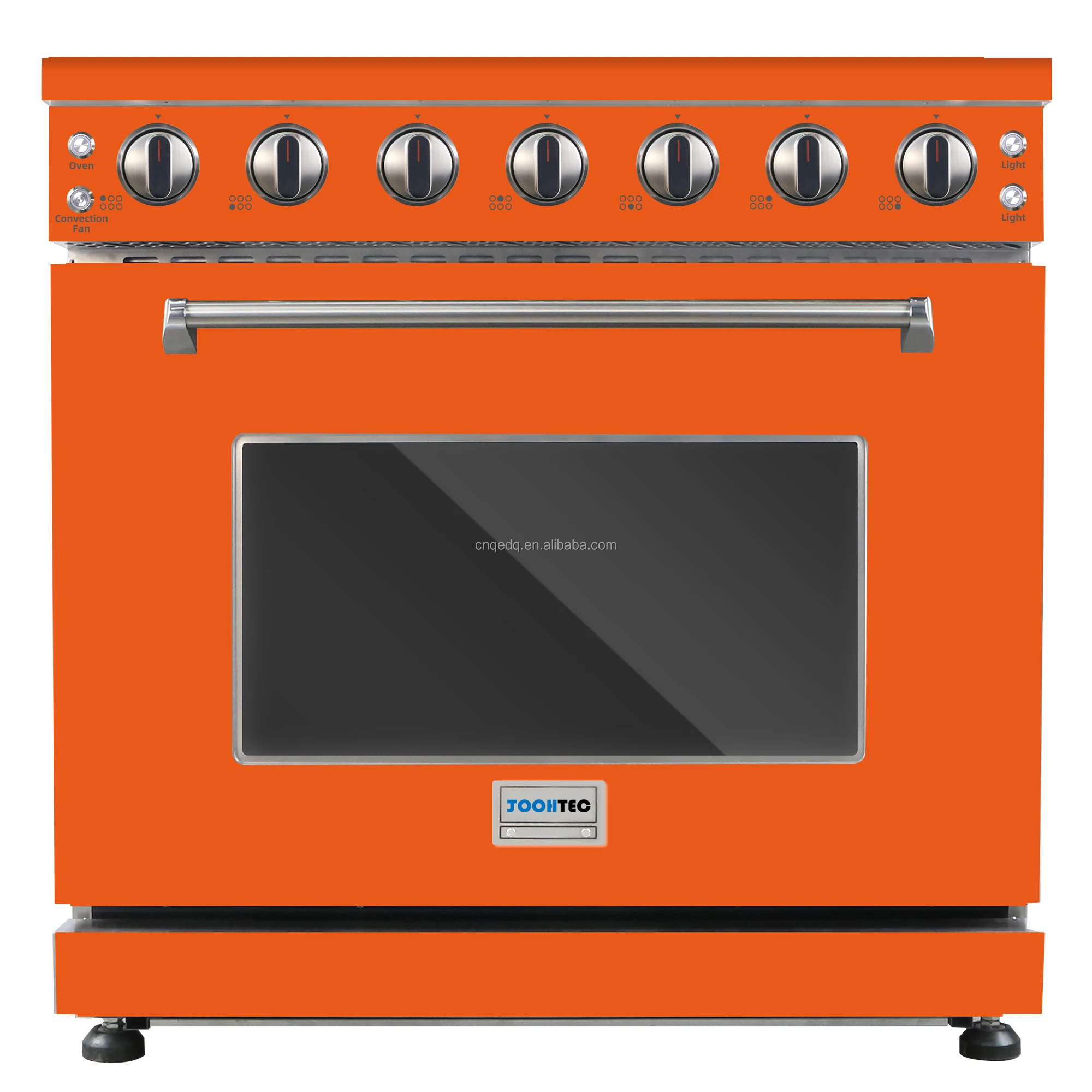 JOOHTEC Factory Custom 4 Burner Freestanding Cast Iron Wok Stove 36 Inch Thor Kitchen Range Cooker Gas Luxury ETL Certified