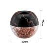 Black Marble with Rose Gold Veins