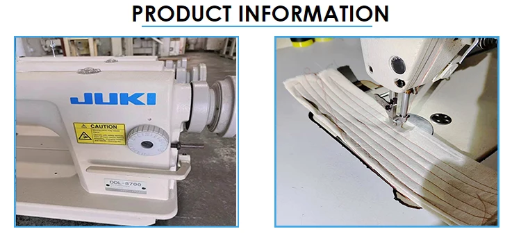 Used Jukiddl 8700 Direct Drive Industrial Lockstitch Sewing Machine