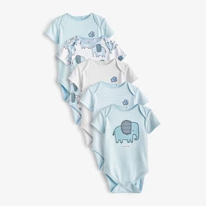 2022 baby clothes striped elephant cartoon envelope neckline boy girl baby romper