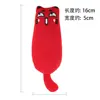 Gato de lino rojo