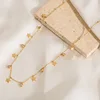 Gold with star necklace