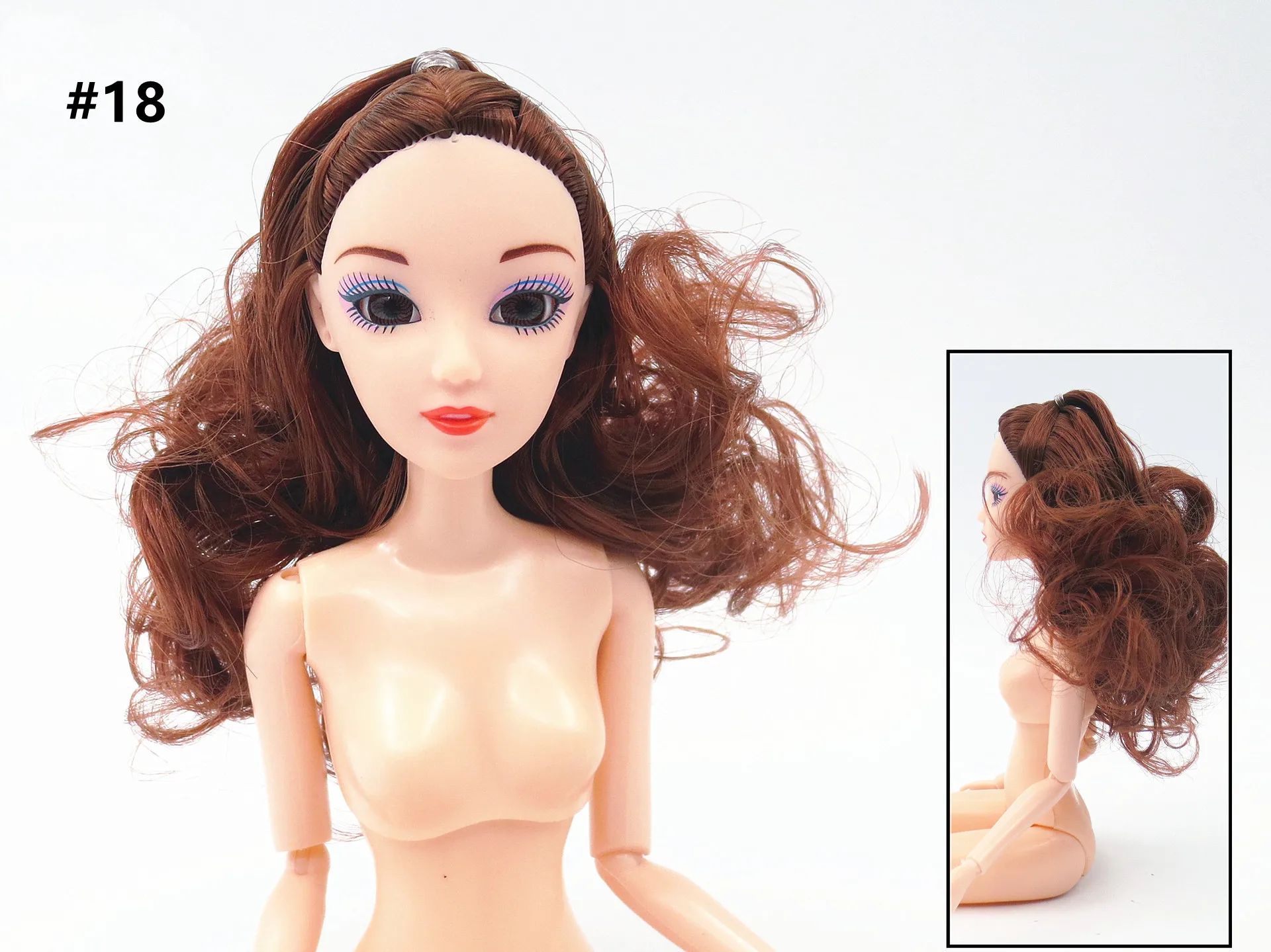 1/3 BJD Ball Jointed Doll Female - 13 Joints Girl Doll Body, Doll  Replacement Parts, Withstand Playability 