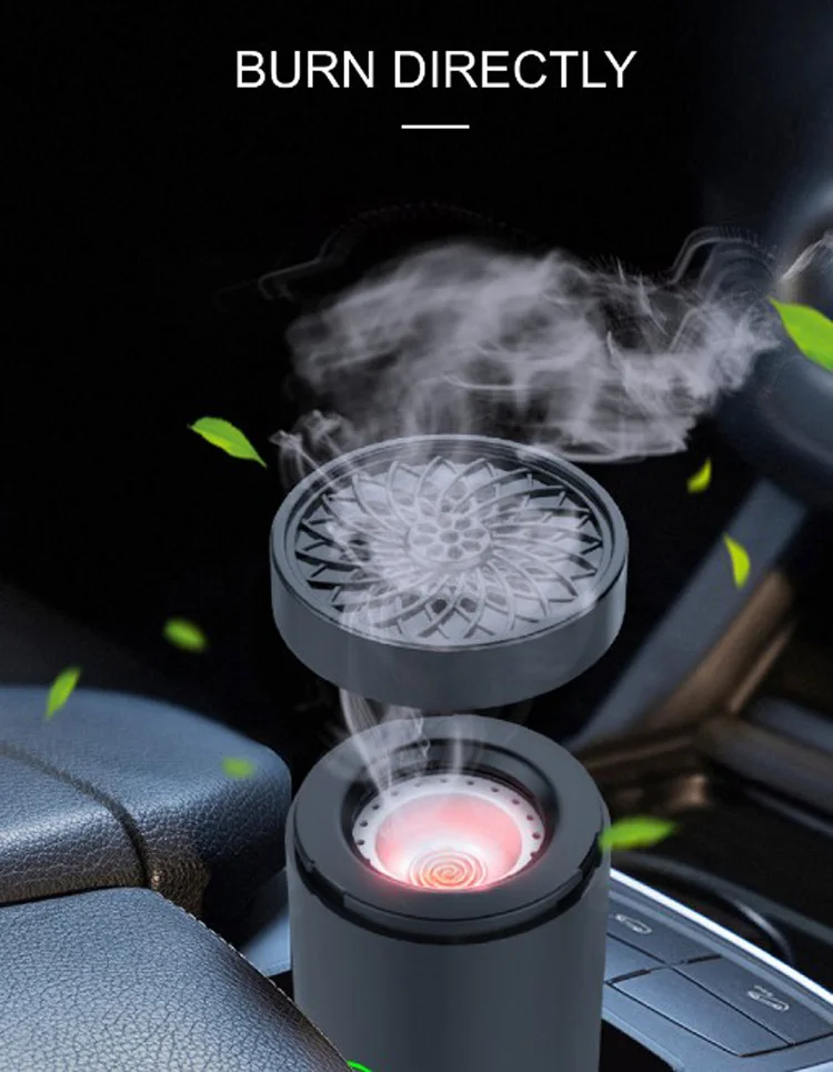 2021 Middle East Arabic Letters Cone Incense Burner Car Luxury Electric Portable Electronic Censer