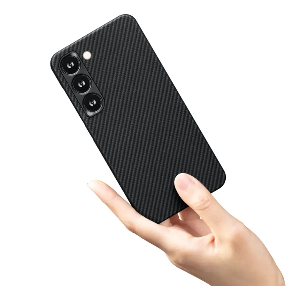 product carbon fiber phone case for samsung galaxy s23 ultra weaving pure colour cover business fall anti drop sjk486 laudtec889-29