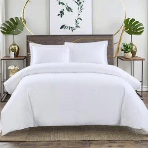 Super Soft Microfiber  Comforter Duvet Cover Set Twin Queen 300tc Thread Count Eco Friendly Hotel