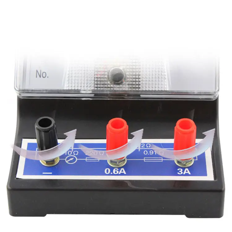 Students Analog DC Ammeter and Digital DC Voltmeter Physical Experiment Electrical Circuit Equipment Voltage Meters