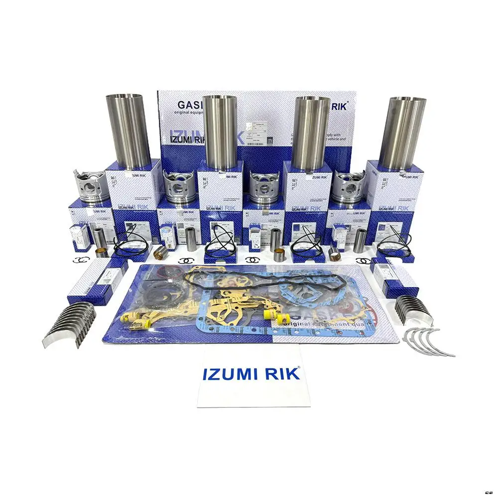 Industrial Engine Parts Overhaul Rebuild Kit with Overhaul Kit Main & Conrod Bearing with Thrust Washer for Doosan DX150