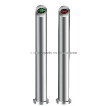 Escalator Traffic Light Running Direction Indicator Stainless Steel Photoelectric Pillar