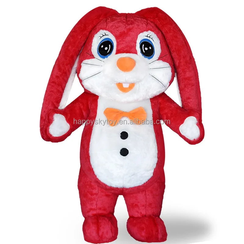 Wonderful 8ft Long Eared Inflatable Green Rabbit Bunny Mascot Costume Air Blow Rabbit Bunny Costume Suits for Carnival Events