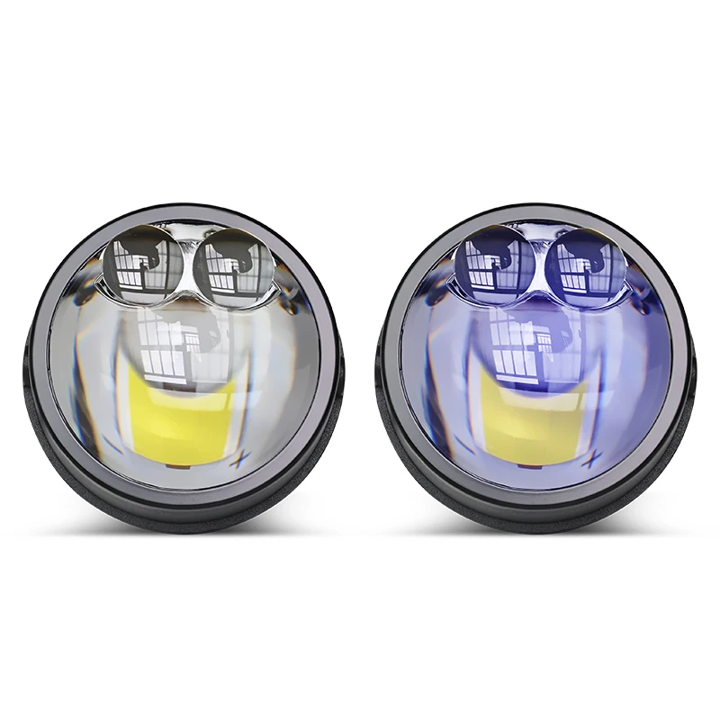 Bi Led Projector Lens High Low Beam Led Laser Fog Light Auto Accessories RS3 Customizable Logo 3.0inch for Car 35000lm Aluminum