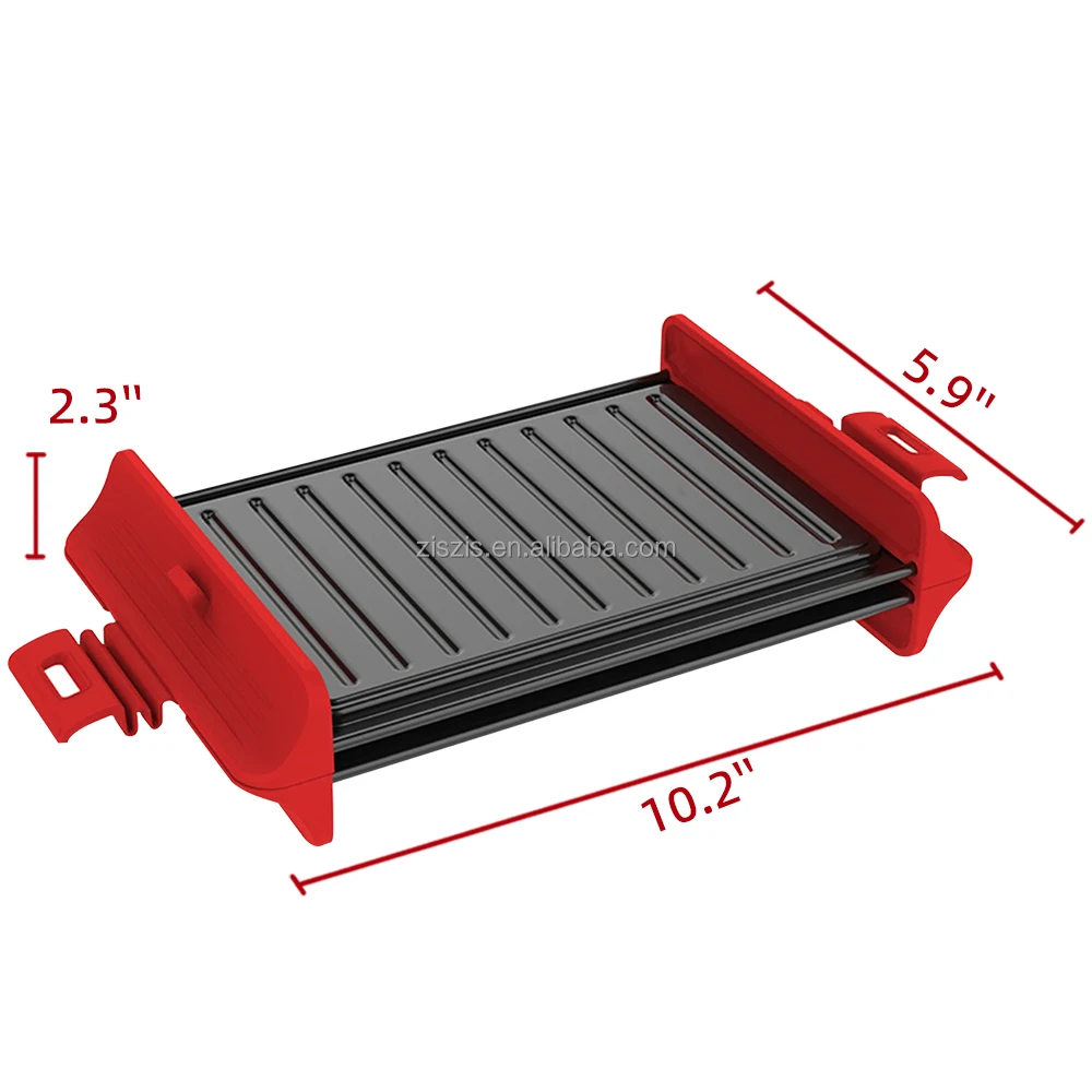 Microwave And Oven Sandwich Maker, Panini Press Sandwich Maker, Microwave  And Oven Grill Tray Crisper, Grill Fast And Dishwasher Safe - Temu Portugal