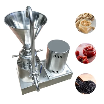 Stainless steel fruit jam making machine peanut butter colloid mill machine