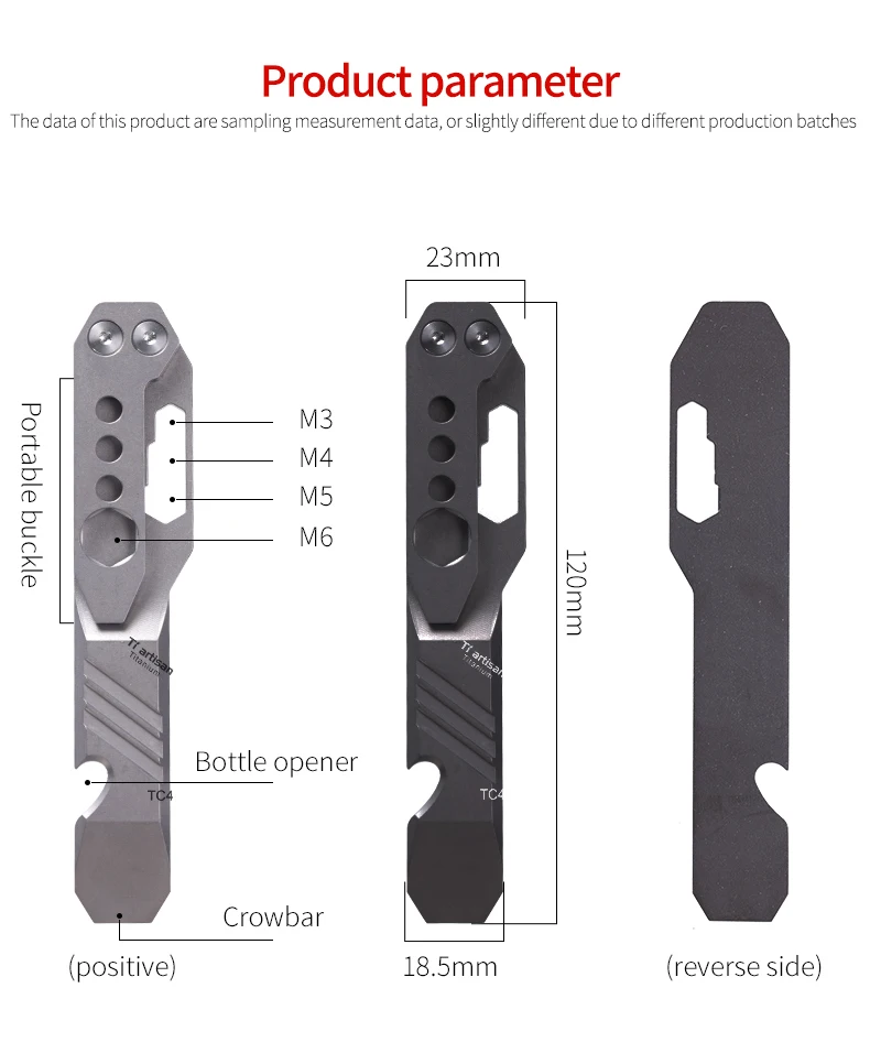 Pince Multifonction EDC En Alliage De Titane - Outil De Survie Urgence Portable