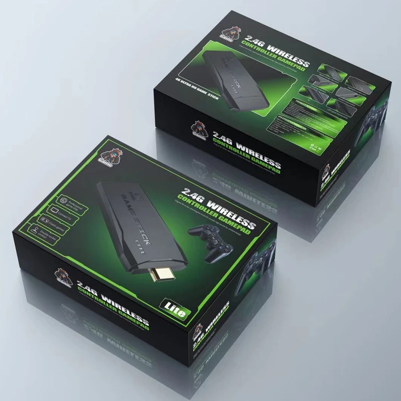 64G игровой джойстик Lite 4K M8 Ретро игровая консоль автомат HD беспроводной Семейный Мини 10000 ТВ Видео игра Флешка 4k 64