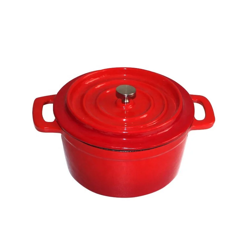 
Мини Cocotte эмалированный чугунный голландский горшок для духовки 