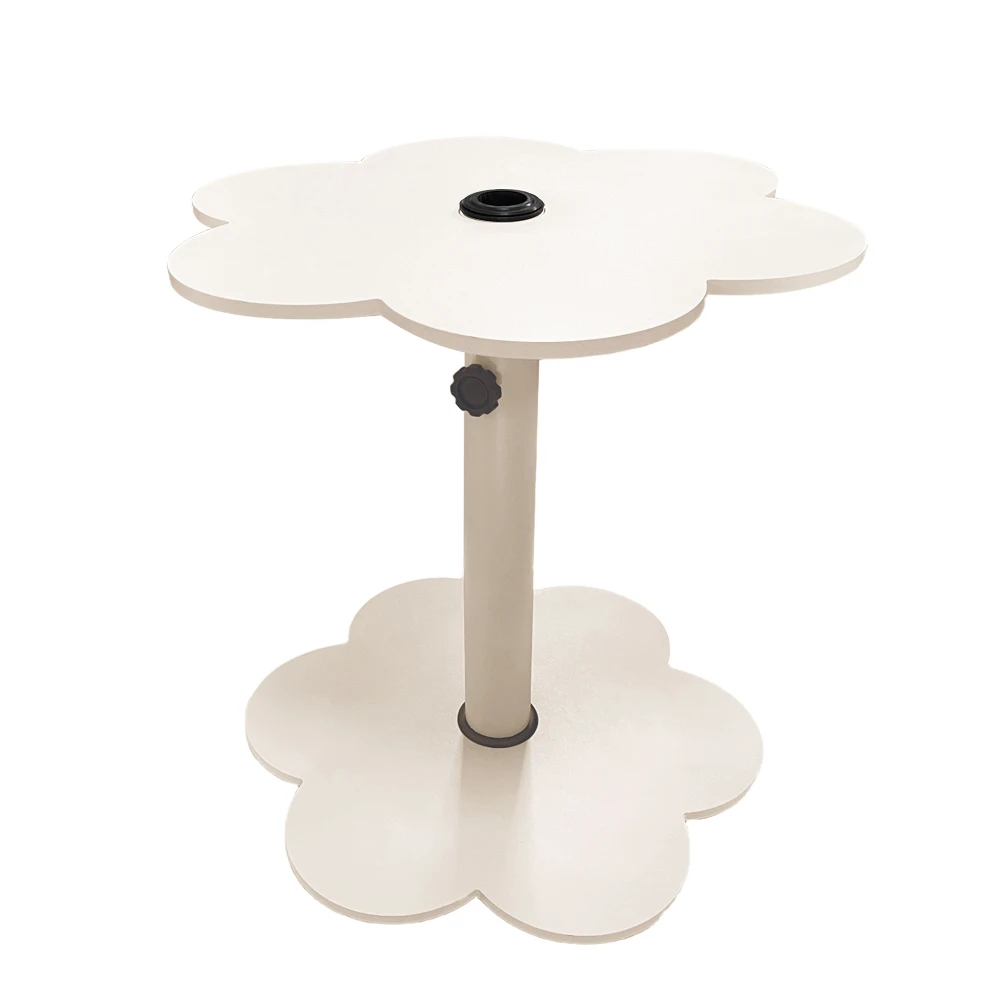 בסיס מטרייה גינה וחוף בצורת פרח מפלדה מודרנית, שוקלת 25 ק