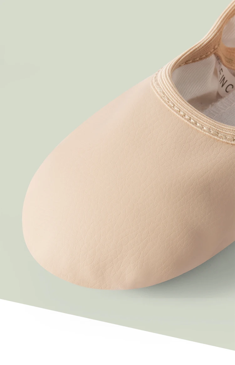 Women's Ballet Slipper Dance Shoes Pu Leather Classical Shoes Yoga