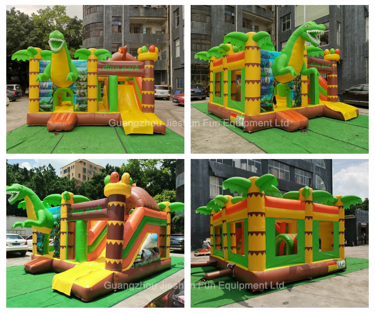 High Quality Pvc Material Carton Inflatable Monkey Jungle Bouncer