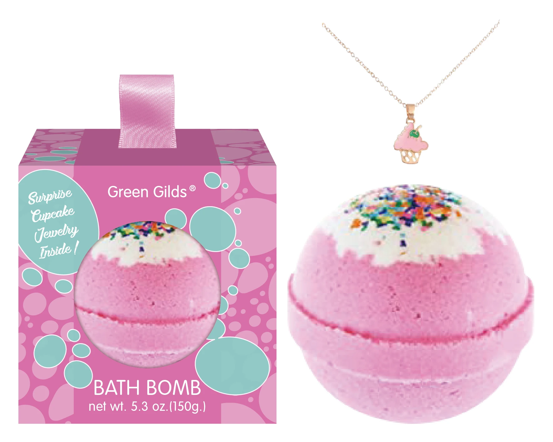 Cute Unique Diamond Bath Salt Ball Bombe De Bain Bomb With Surprise