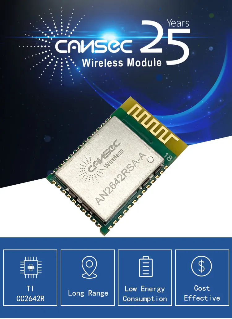Smart Iot Module Ble5.1 Long Range Beacon Bluetooths Ble Module Ti ...