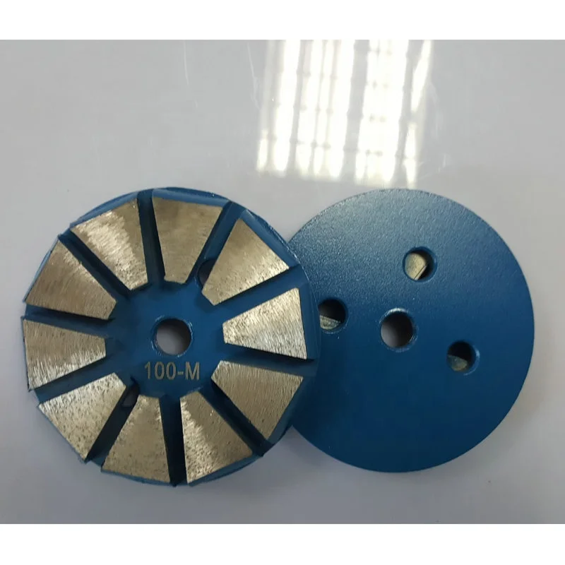 
10 сегментов бетонного шлифовального диска с 3 отверстиями 