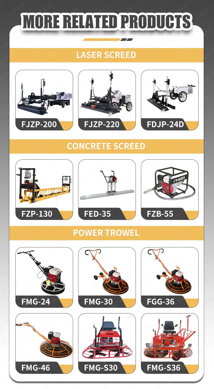 High Quality Concrete Laser Screed Leveling and Paving Machine Price ...