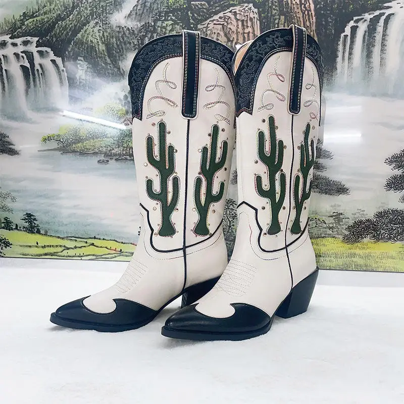 Busy Girl YG4880 Womens Cowboy Boots - Fashion & Durability