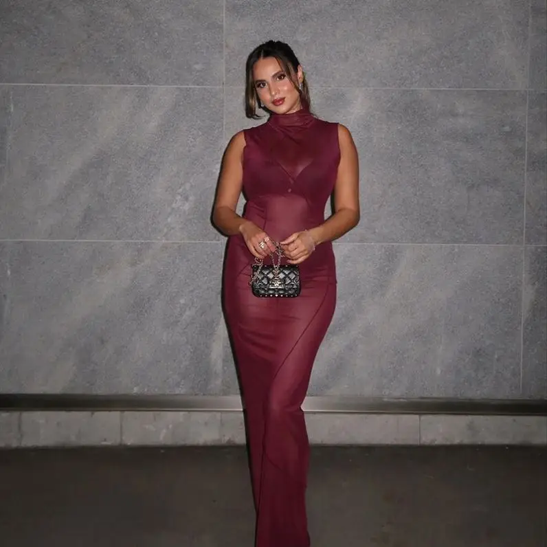 Wholesale Prom Fashion Elegant 2025 Usa Clothing Mesh See Through Maxi  Dresses| Alibaba.com