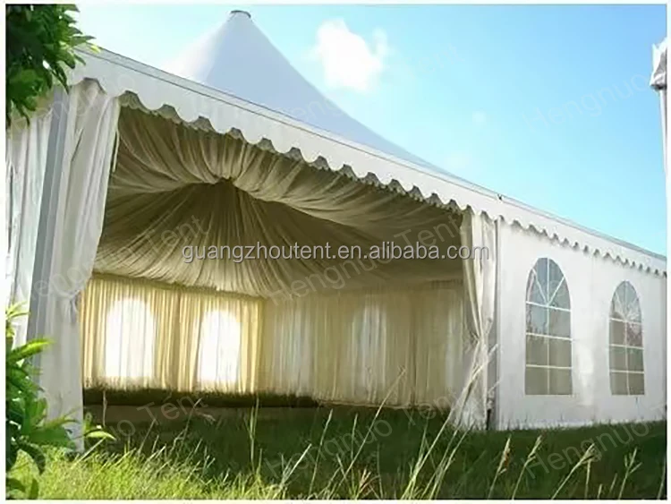 6x6 7x7 10x10 Heavy Duty Pvc Canvas Pagoda Tents Party Marquee With