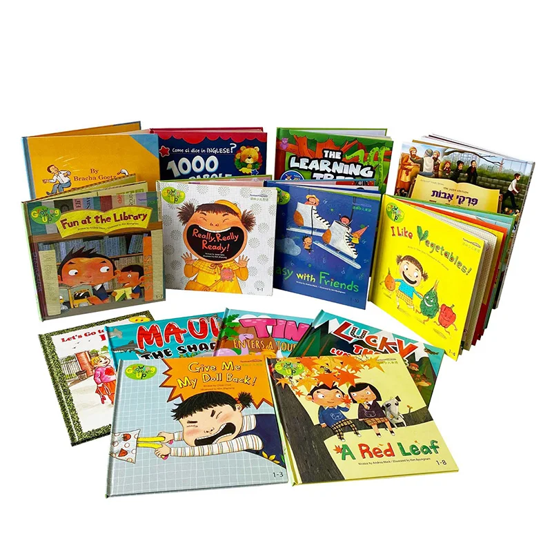 Custom Children's Book Publishing and Printing Services Board Book Coloring Hardcover Children's Book Printing factory