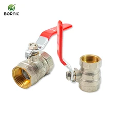 Bornic Free sample High Pressure 1/4'' 2 inch 3 way Water Ball Valves Union Lockable Forged Brass Ball Valve