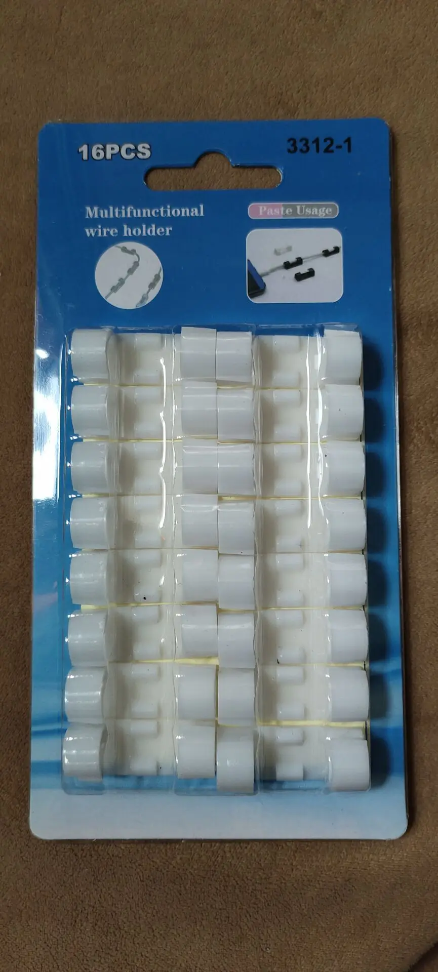 Non-trace adhesive cable clamp Wire storage adhesive fixed transparent square distribution cable tie net buckle supplier