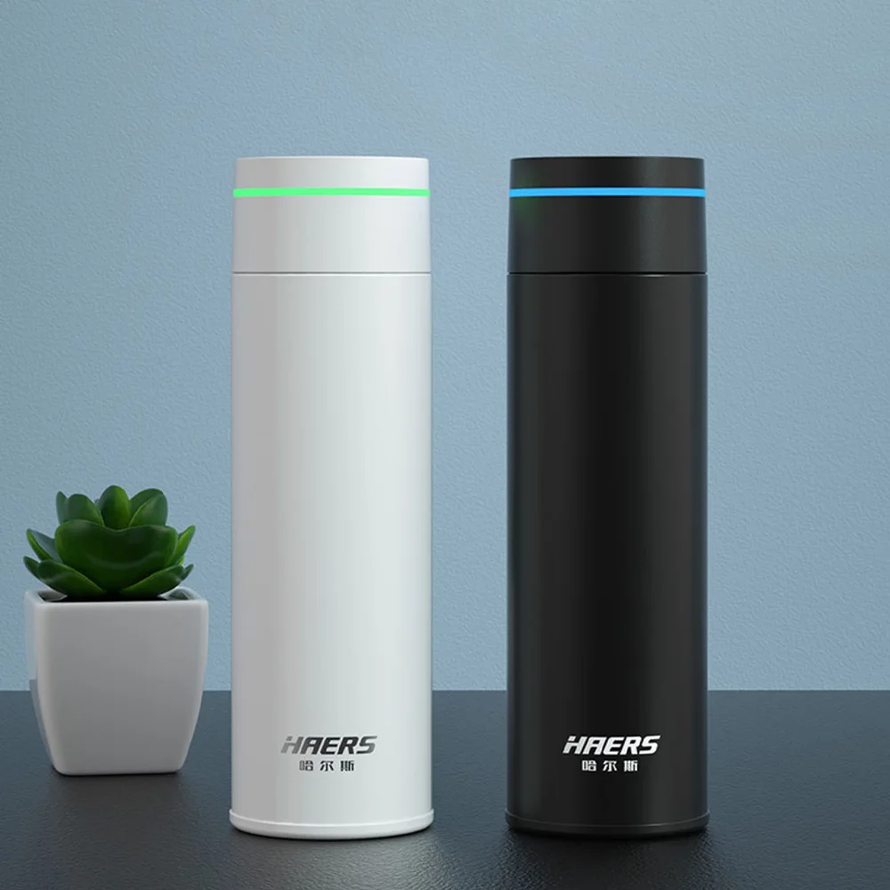 2023 Hot Selling 500ml LED Display Thermos 304/316 Stainless Steel Smart Water Bottle with Reminder to Drink Water