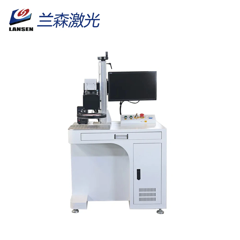 Automatic Feed Location CCD Scanner 3D Fiber Laser Marking Machine New for Tag Logo Printing DXF Animal Ear Mark Belt Conveyor