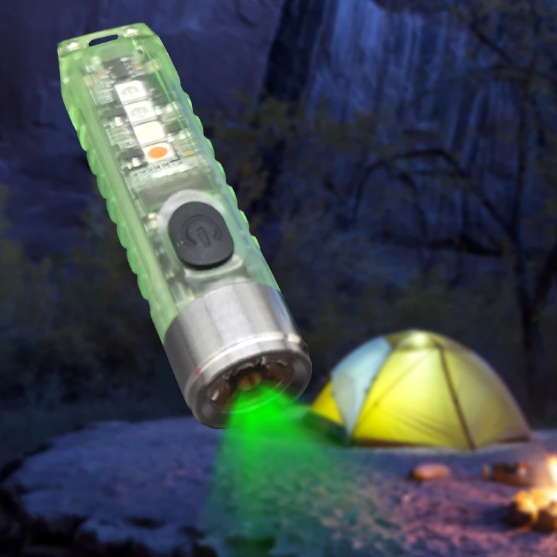 Lampe LED USB Portable, Veilleuse Camping, Forme Porte-clés - OSALADI