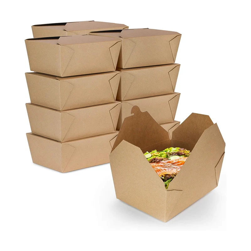 Disposable Foam Fries Black White Food Takeaway Custom Logo Packaging Kraft Paper Lunch Burger Boxes For Meal