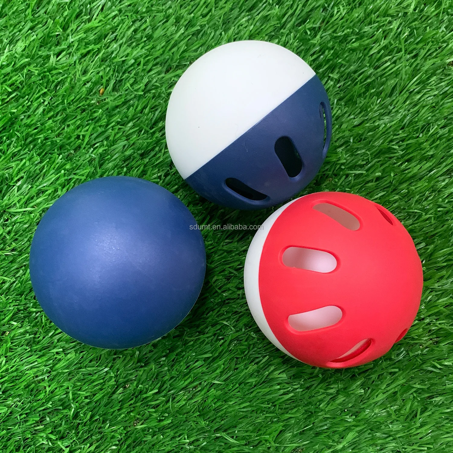 Customized Pickleballs Perforated Airflow Hollow Plastic Softballs