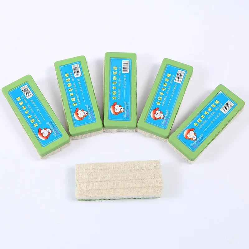 Производитель прямые продажи лидер продаж Высококачественная пластиковая оболочка полностью коричневый шерстяной ластик фетровый меловой