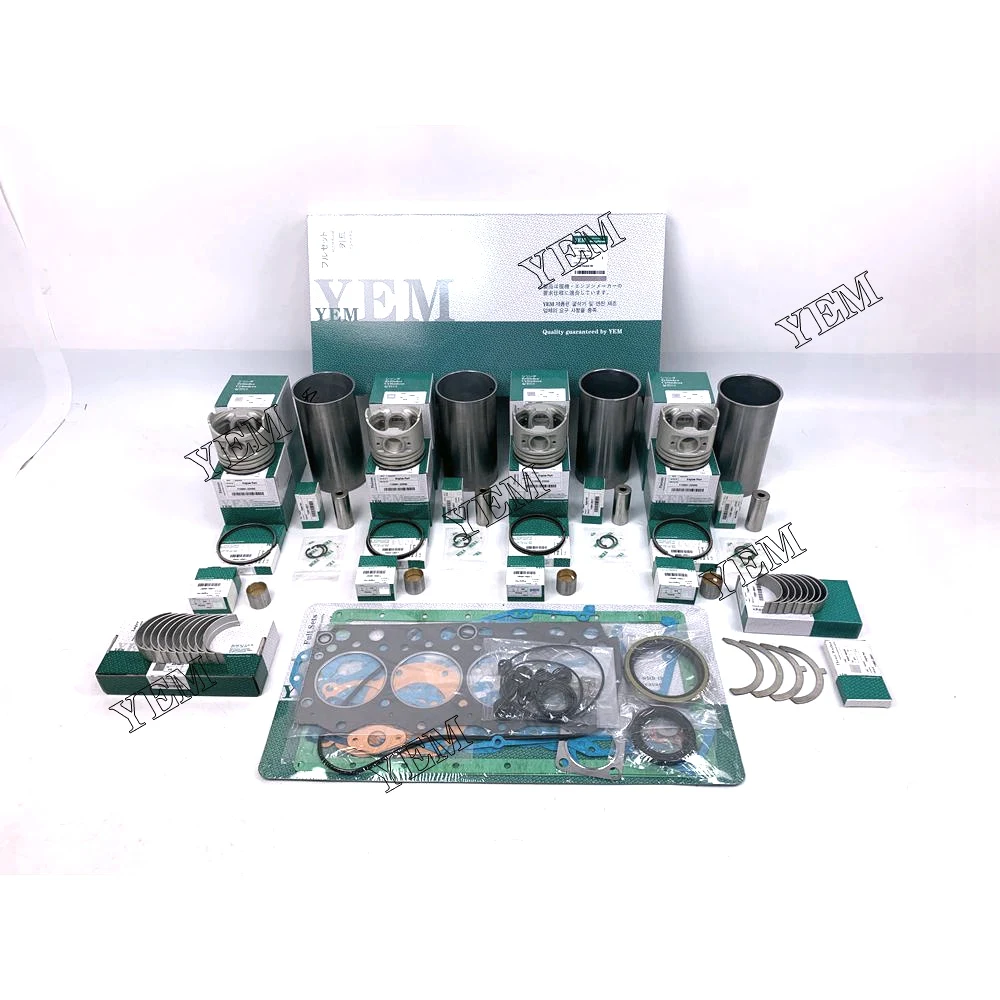 11B B Engine Rebuild Kit With Cylinder Gaskets Piston Rings Liner Bearings for Toyota Car Engine