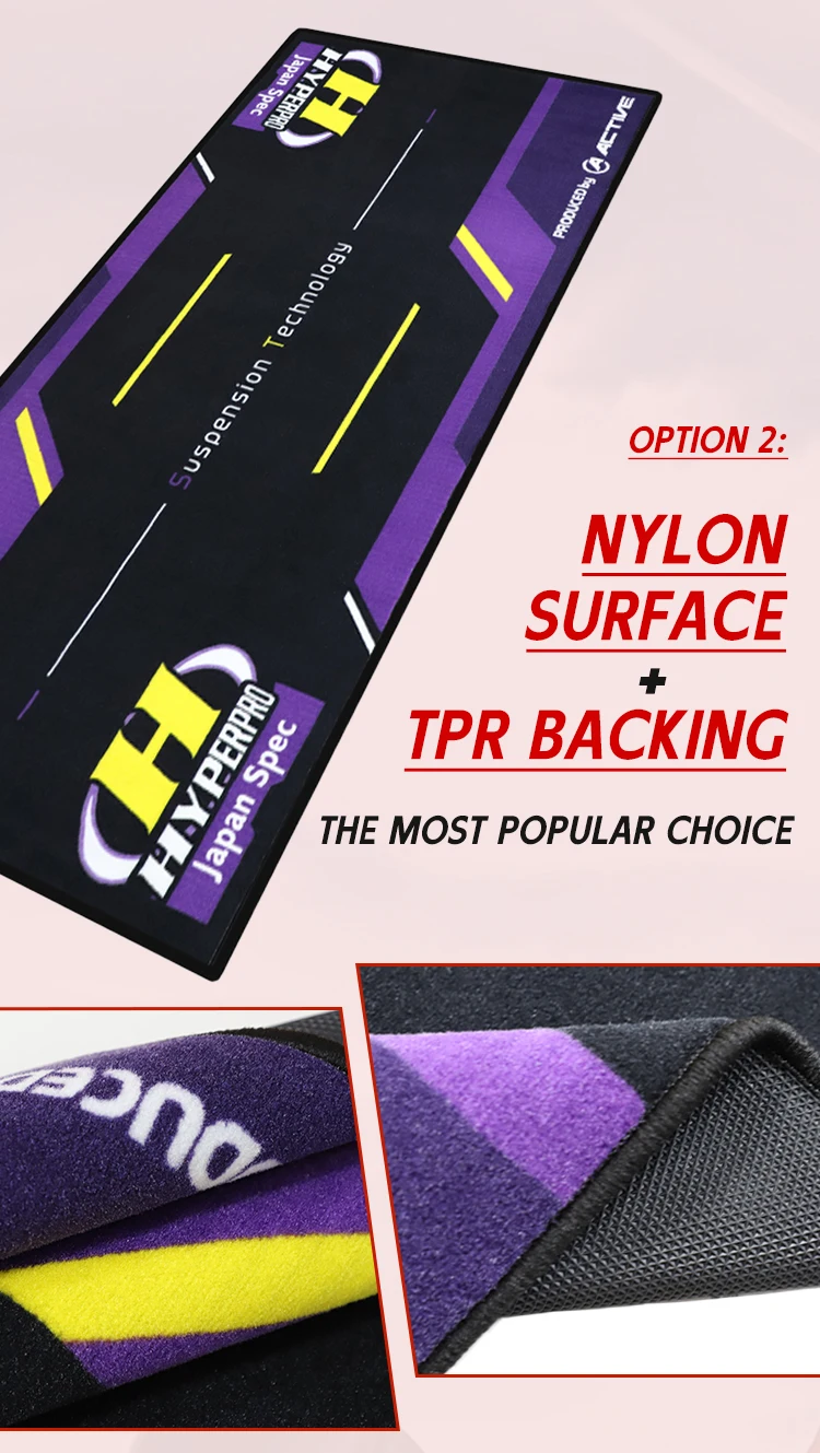 Custom PVC Pit Mat for Motorcycle Garage Easy-to-Clean Carpet for Off-Road Adventures Mat for Outdoor details