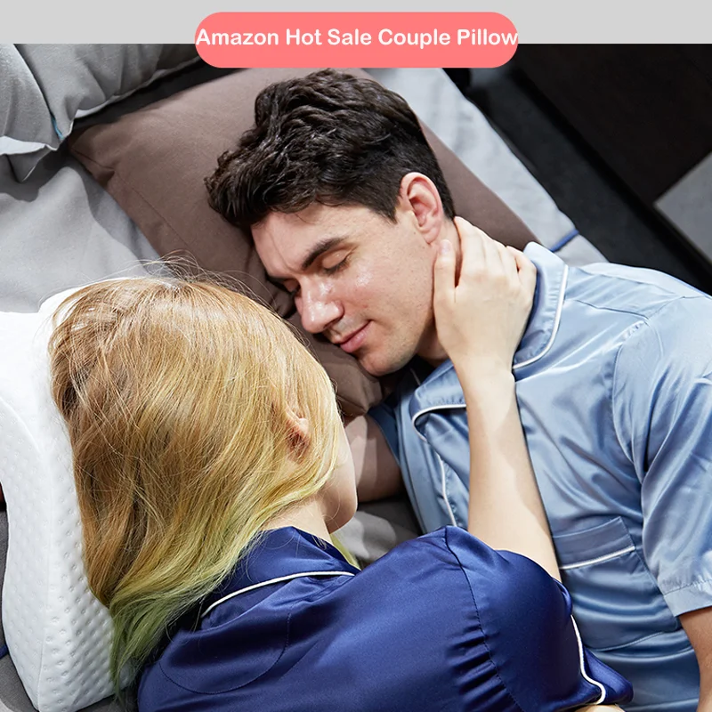 Slow Rebound Pressure Couple Pillow With Arm Hole Sleeping Pillow