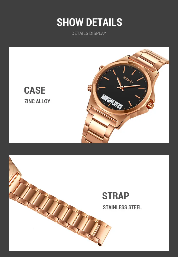 Skmei 2120 Steel Body Multifunction watch for Men